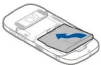 NOKIA C7 - Insert the SIM card and battery - 4