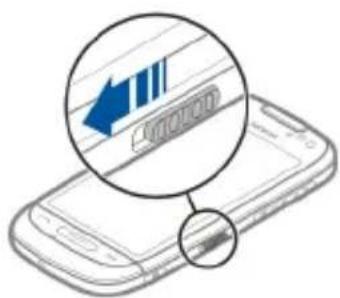 NOKIA C7 - Lock or unlock the keys and screen - 1