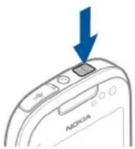NOKIA C7 - Switch the device on or off - 1