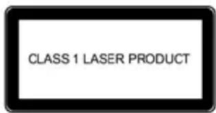 CLASS 1 LASER PRODUCT
