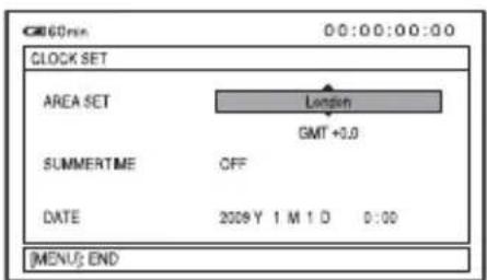 SONY HXR-NX5M - Press the MENU button. - 3