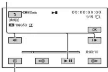SONY HXR-NX5M - Touch at the point where you want to divide. - 1