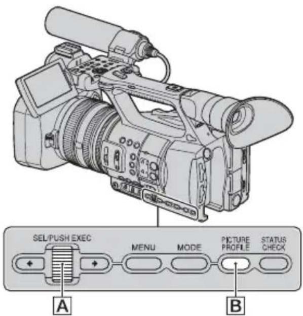 SONY HXR-NX5M - Customizing the picture quality (Picture profile) - 1