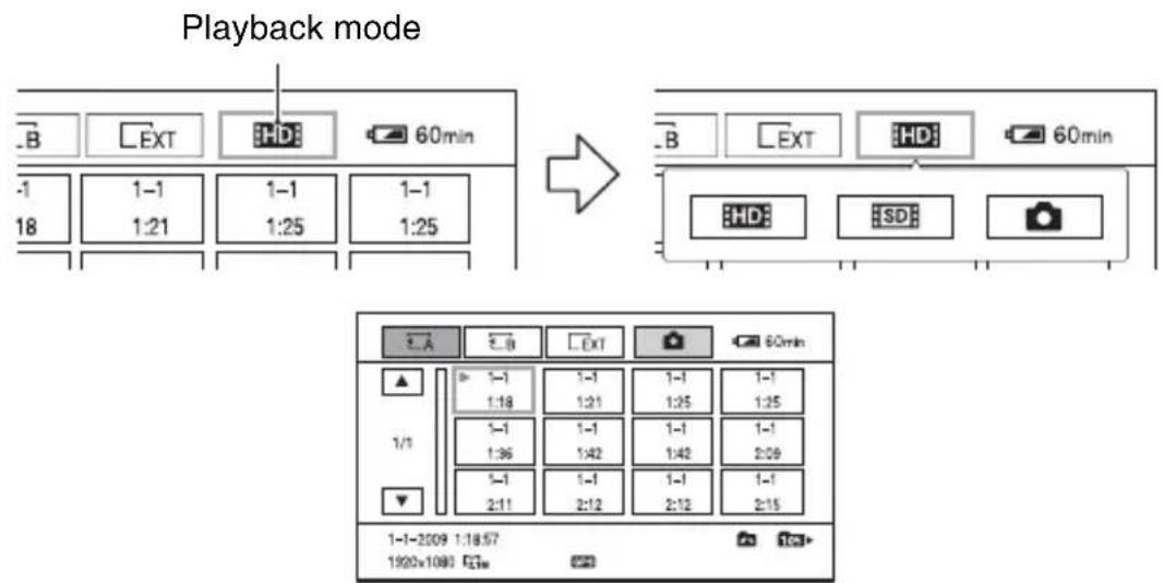 SONY HXR-NX5M - Playback (Continued) - 1