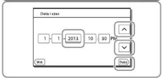Data i czas 1 1 2013 10 : 30 PM Wst Datej