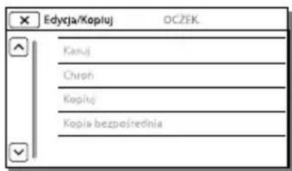 Edycja/Kopluj OCZEK Kanuj Chron Kopluj Kopia bezpośrednia