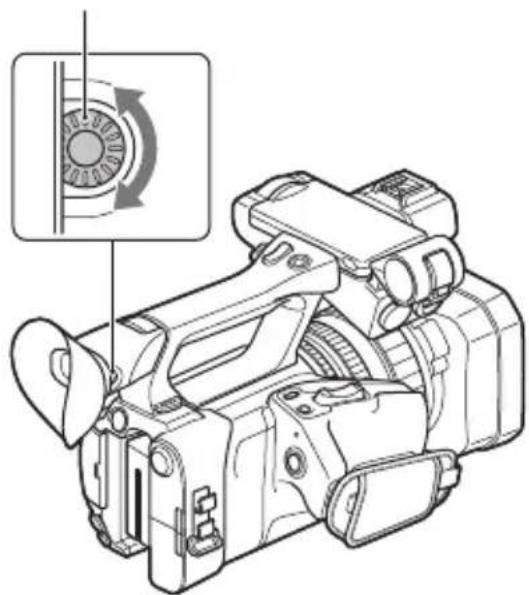 SONY HXR-NX200 - Nastavení hledáčku - 1