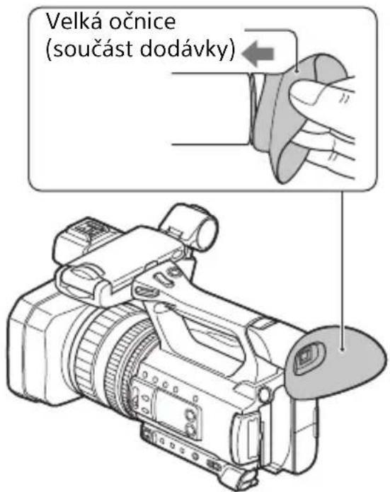 Velká očnice (součást dodávky)