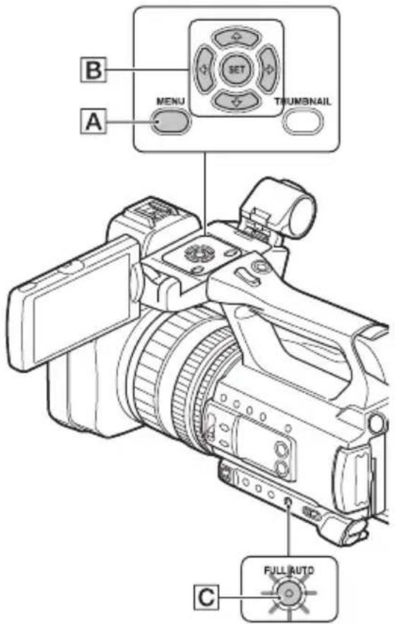 B A MENU SET TRUMBNAIL FULL AUTO C