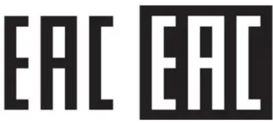 TRANSCEND DrivePro Body 60 - Eurasian Conformity Mark (EAC) - 1