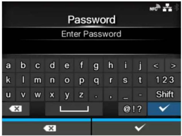SATO CL4NX Plus - Logging In to/Logging Out of the Settings Mode - 1