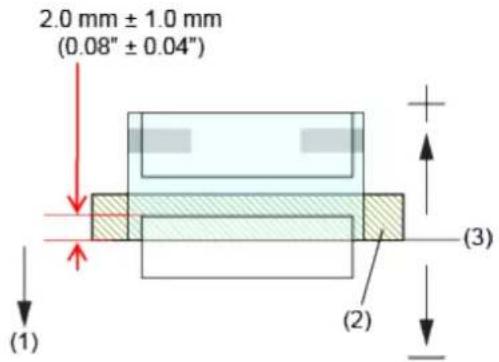 SATO CL4NX Plus - Stop Position of the Label in Dispenser Mode - 1