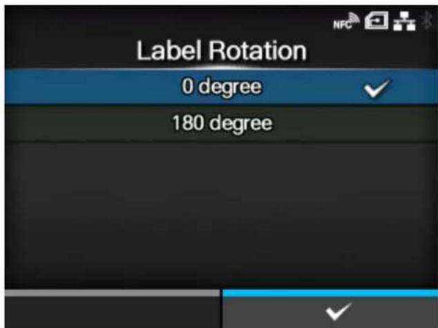 SATO CL4NX Plus - [Label Rotation] - 1