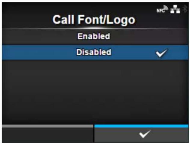 SATO CL4NX Plus - [Call Font/Logo] - 1