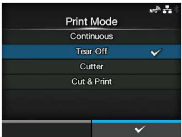 SATO CL4NX Plus - [Print Mode] - 1