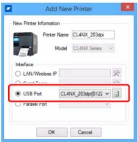SATO CL4NX Plus - Adding the Product Manually from [Add new printer] - 2