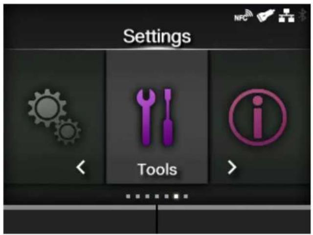 SATO CL4NX Plus - After connecting the barcode checker, press the power button on the operator panel until the LED lights up in blue to power on the product. - 4
