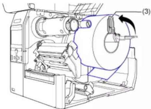 SATO CL4NX Plus - Loading the Media Roll - 8