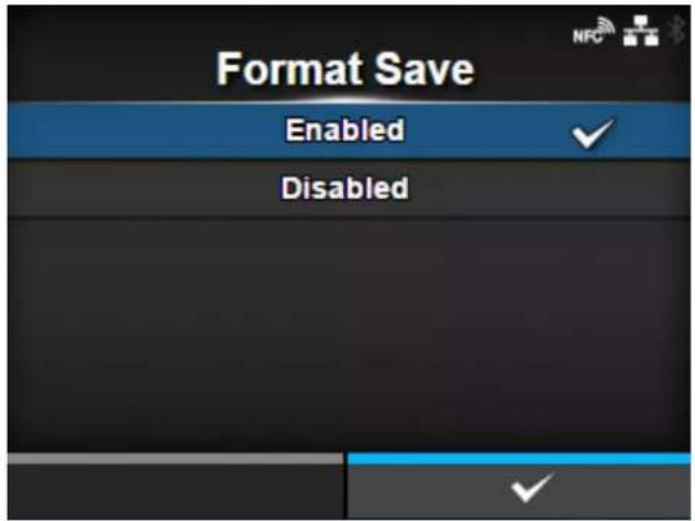 SATO CL4NX Plus - [Format Save] - 1