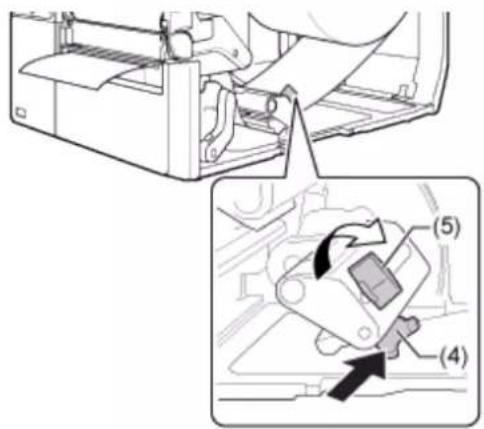 SATO CL4NX Plus - Loading the Media Roll - 11