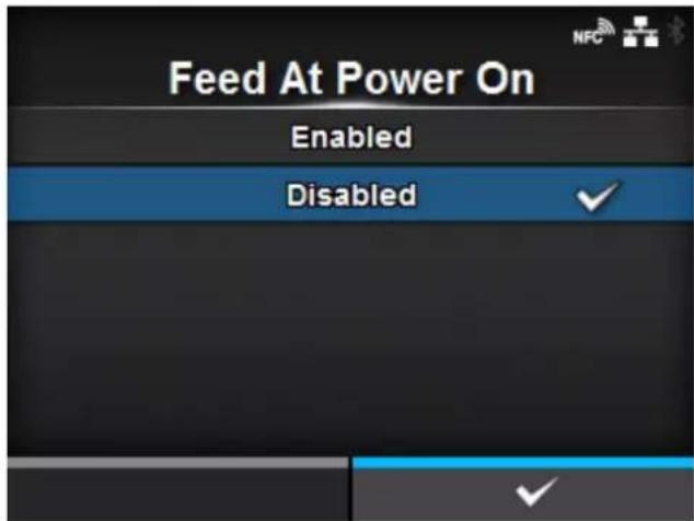 SATO CL4NX Plus - [Feed At Power On] - 1