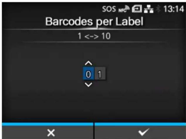SATO CL4NX Plus - Settings - 1