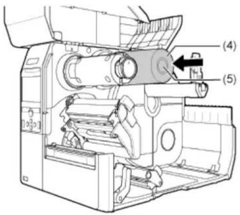 SATO CL4NX Plus - Loading the Ribbon - 5