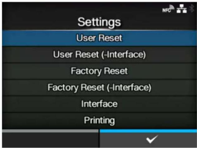 SATO CL4NX Plus - Settings - 3
