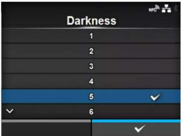 SATO CL4NX Plus - Adjusting the Print Darkness - 5