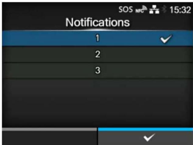 SATO CL4NX Plus - [Notifications] (SOS users only) - 1