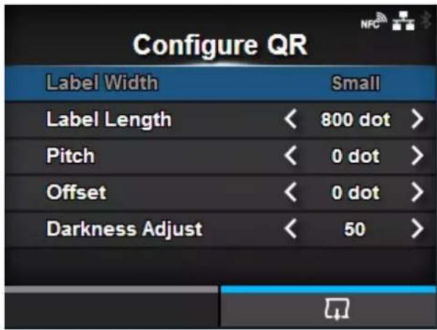 SATO CL4NX Plus - [Configure QR] - 1