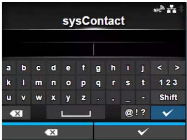 SATO CL4NX Plus - [sysContact] - 1