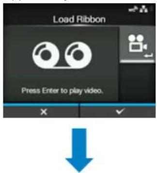 SATO CL4NX Plus - Ribbon Setting - 1