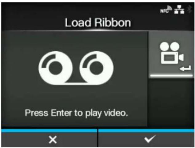 SATO CL4NX Plus - Ribbon Setting - 1