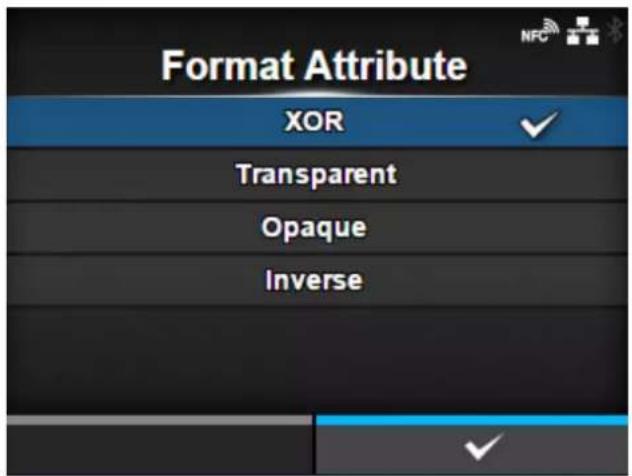 SATO CL4NX Plus - [Format Attribute] - 1