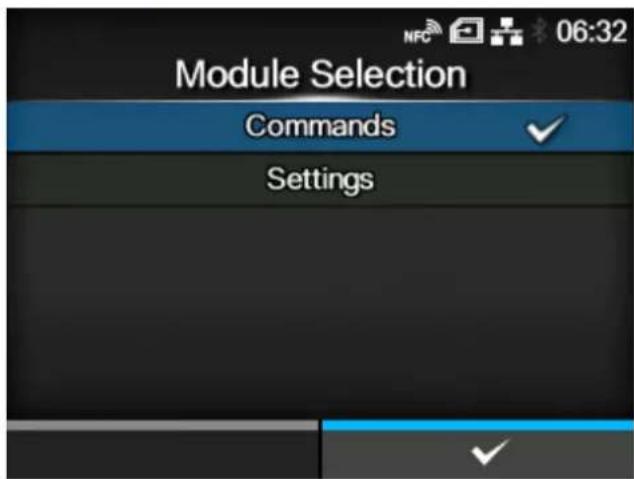 SATO CL4NX Plus - [Module Selection] - 1