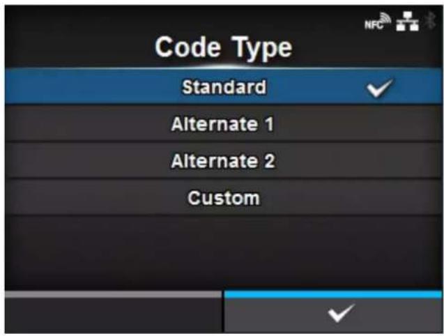 SATO CL4NX Plus - [Code Type] - 1