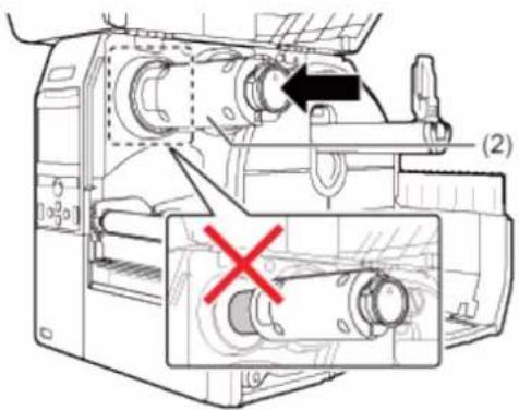SATO CL4NX Plus - Loading the Ribbon - 3