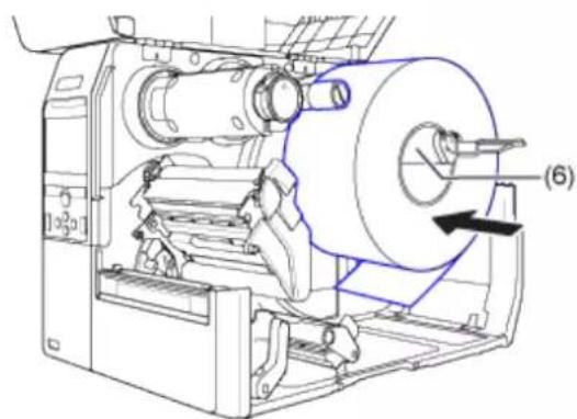 SATO CL4NX Plus - Loading the Media Roll - 7