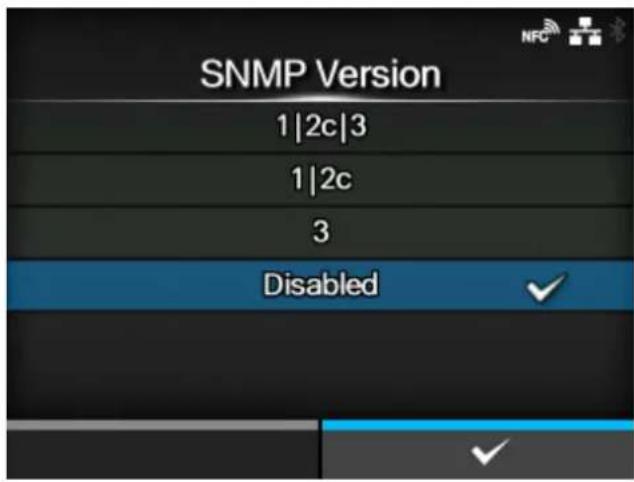 SATO CL4NX Plus - [SNMP Version] - 1
