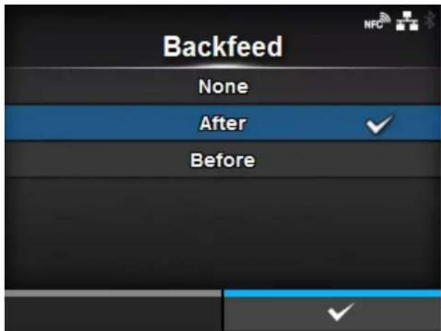 SATO CL4NX Plus - [Backfeed] - 1