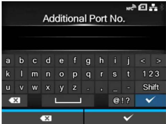 SATO CL4NX Plus - Additional Port No. - 3