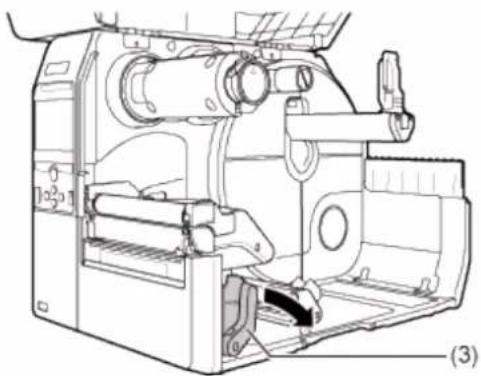 SATO CL4NX Plus - Loading the Ribbon - 4