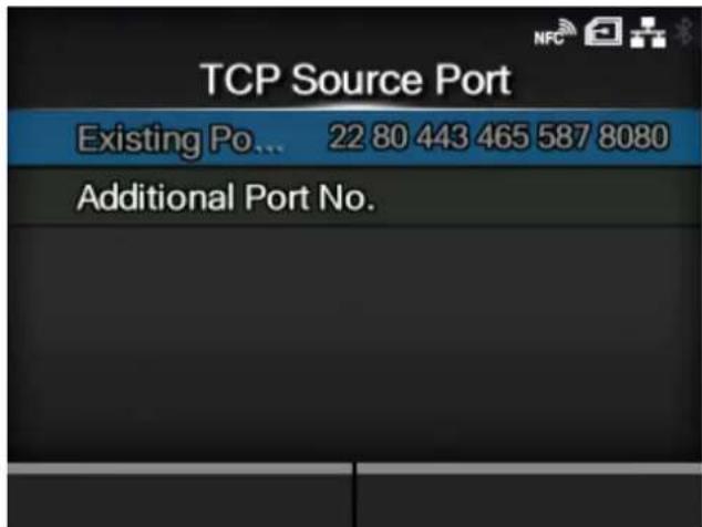 SATO CL4NX Plus - [TCP Source Port] - 1