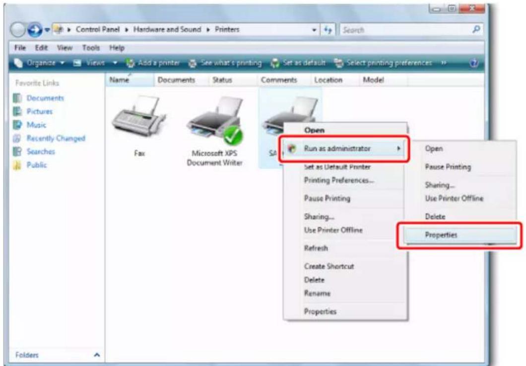 SATO CL4NX Plus - Click [Change Sharing Options]. - 6