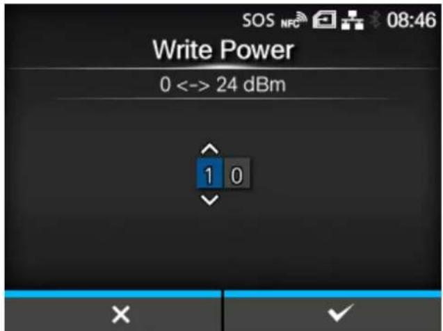 SATO CL4NX Plus - [Write Power] UHF H - 1