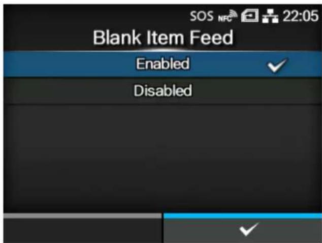 SATO CL4NX Plus - [Blank Item Feed] - 1