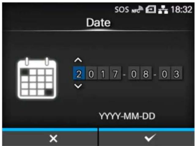 SATO CL4NX Plus - Date Setting with Optional RTC Kit - 1