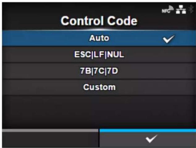 SATO CL4NX Plus - [Control Code] - 1