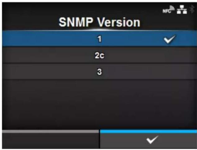 SATO CL4NX Plus - [SNMP Version] - 1